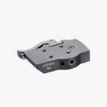 Attacco a sgancio rapido Contessa CRQD/A per punto rosso su guida a coda di rondine standard europea da 12 mm.